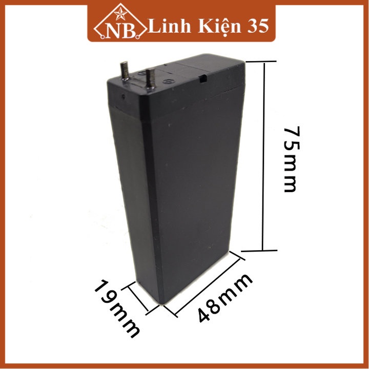 Pin đèn, pin vợt muỗi 4V 1600mA 48x19x75mm siêu rẻ, siêu chất lượng
