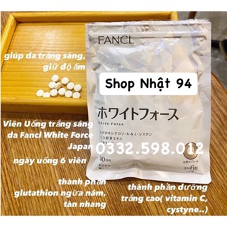 Viên dưỡng trắng da fancl white force mẫu mới 2021