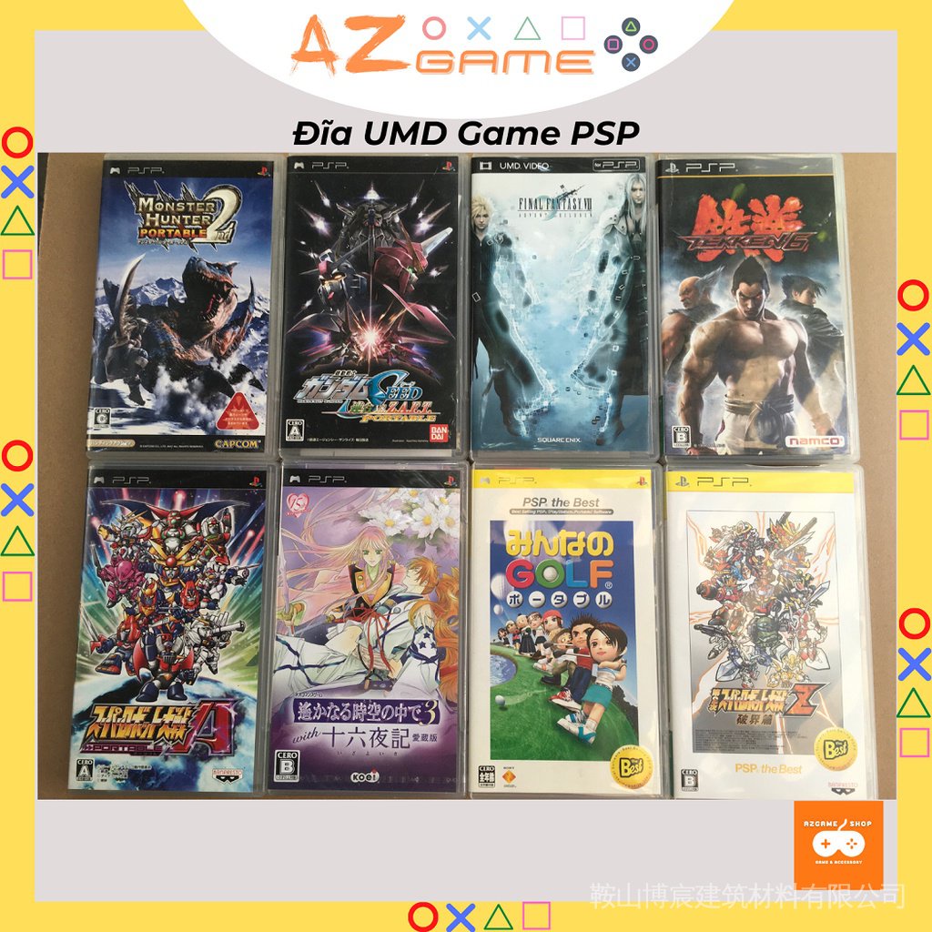 Máy Chơi game Cầm Tay PSP 1000 2000 3000 Eslim