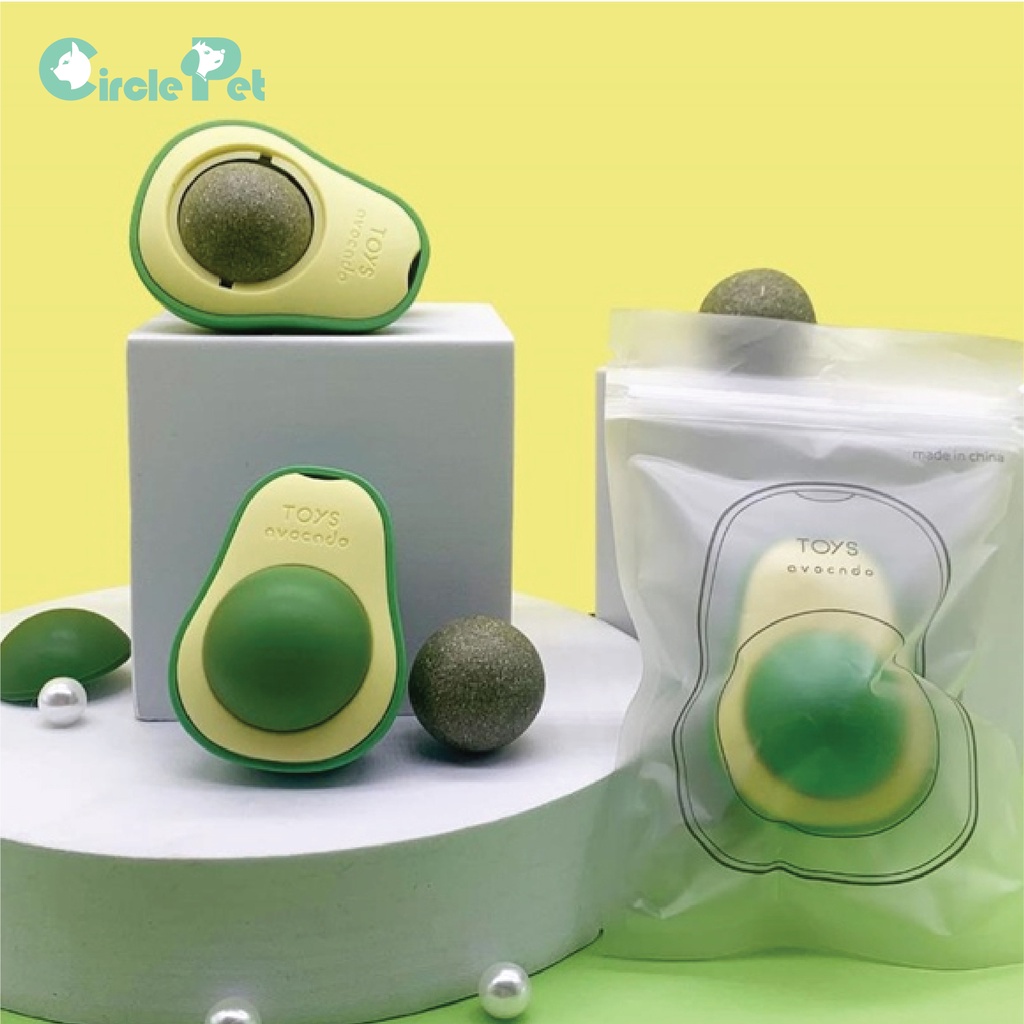 Viên cỏ giảm stress cho mèo dán tường - CirclePet