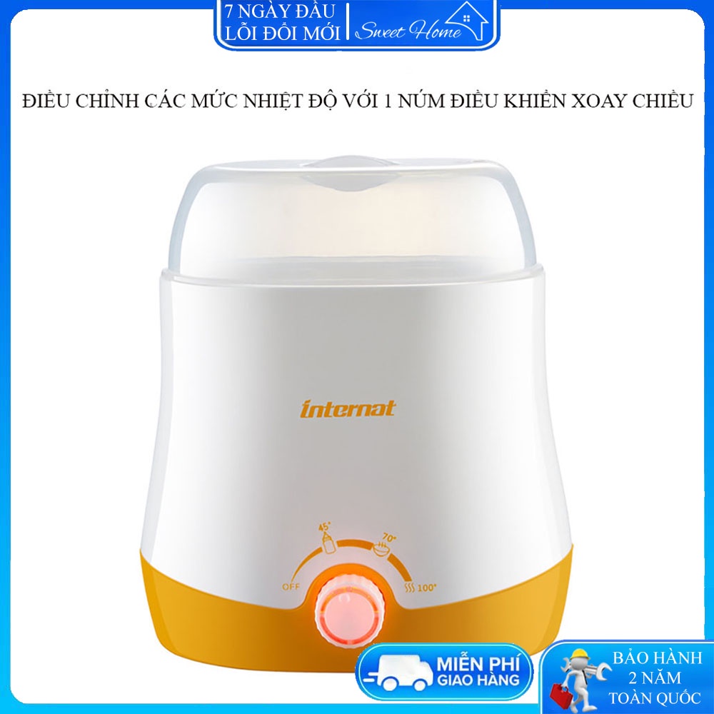Máy hâm sữa 4 chức năng, hâm nóng, giữ nóng, tiệt trùng bình sữa, luộc trứng, tiện dụng trong gia đình.