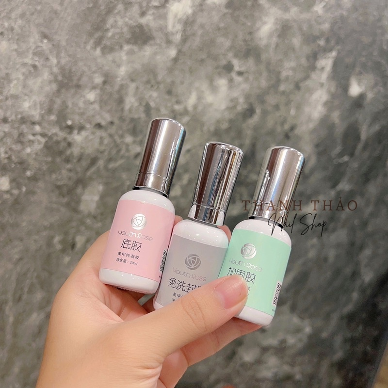 Base top cứng móng hoa hồng chính hãng chai 20ml