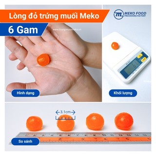 [ƯU ĐÃI] COMBO 2 TÚI Lòng đỏ trứng vịt muối cỡ NHỎ 6gram (50 trứng/túi hút chân không)