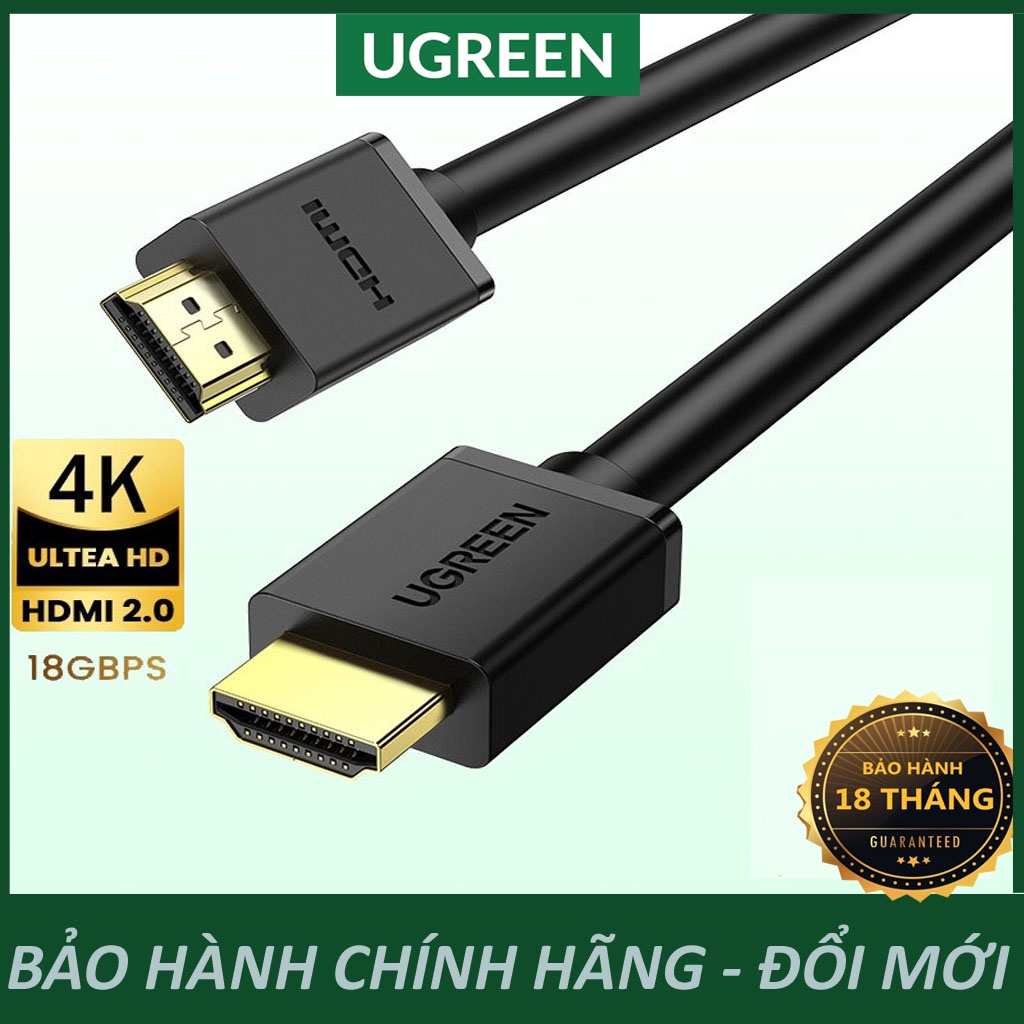 Dây HDMI hỗ trợ Ethernet + 4k 2k HDMI 10M Đến 30M Ugreen HD104 Cao Cấp