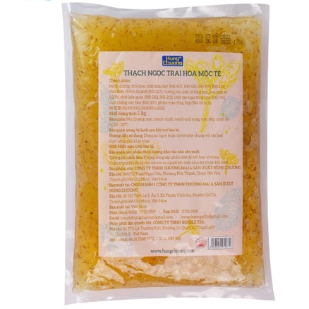 Thạch Ngọc Trai Hoa Mộc Tê - Thạch 3q Hoa Mộc Tê - 1.0kg/2.0kg - Hùng Chương