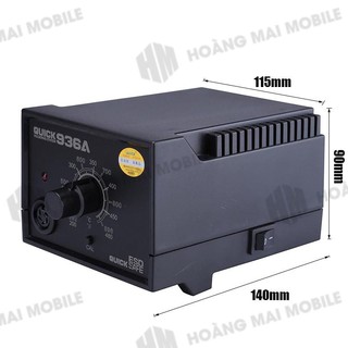 Máy hàn cầm tay QUICK 936A, phù hợp mũi hàn 936 60W