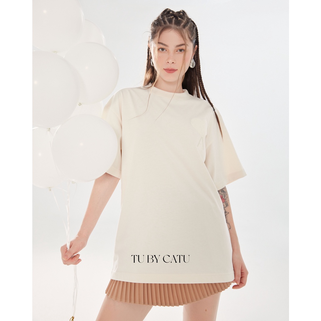 TUBYCATU | Áo thun Begie Heart Tee