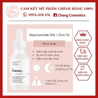 THE ORDINARY NIACINAMIDE 10% + ZINC 1%