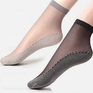 10 đôi tất da chân viền ren cho nữ, tất da chống trơn mẫu mới