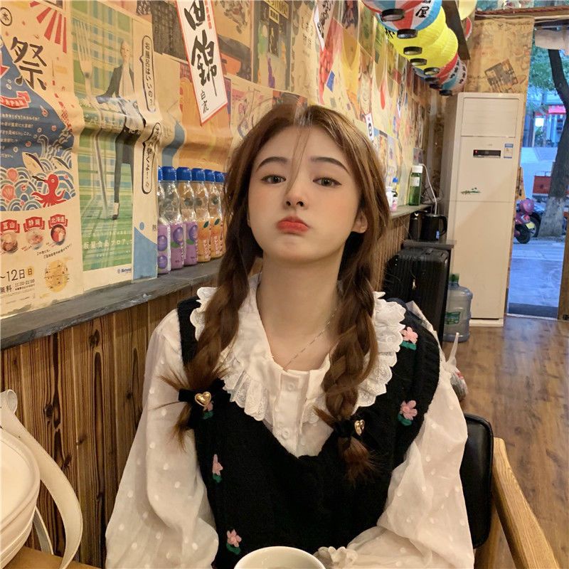 Áo Len Không Tay Dáng Rộng Thiết Kế Mới Thời Trang Theo Phong Cách Vintage Dành Cho Nữ