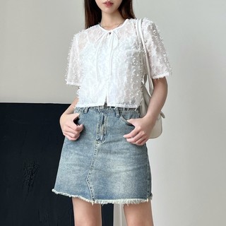 Janet studio • váy jean một túi