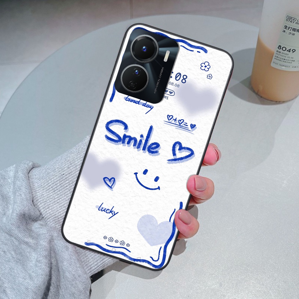 Ốp Vivo Y16 in hình gấu vịt caro nhiều màu sắc ngộ nghĩnh dễ thương