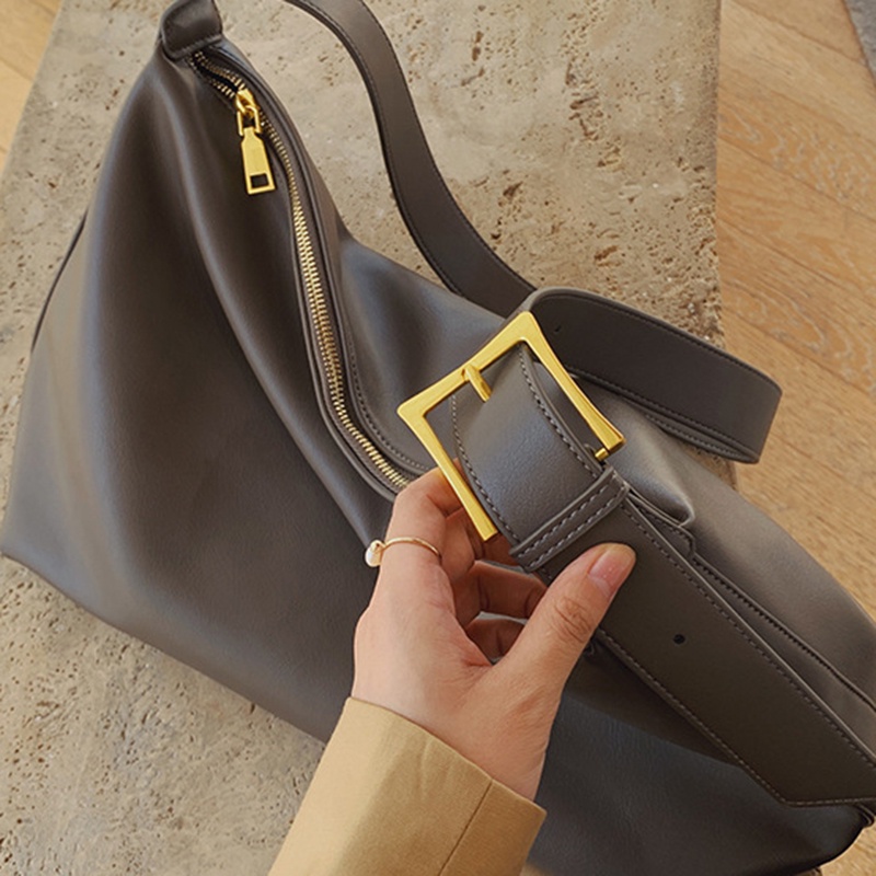 Túi Đeo Vai Mềm Mại Thời Trang Đơn Giản Cho Nữ