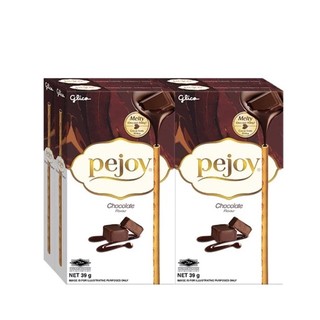 Combo 10 hộp bánh que Pejoy nhân đôi socola 39g