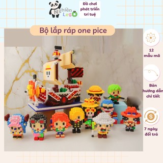 Mô hình lắp ráp one piece Lắp ráp hải tặc one piece lắp ráp mini luffy Đồ chơi lắp ráp đồ chơi xếp hình Nghiền store