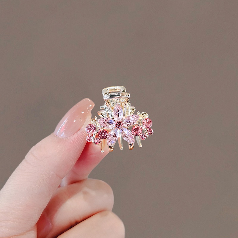 Kẹp Tóc Đính Đá Hình Hoa Anh Đào Dễ Thương