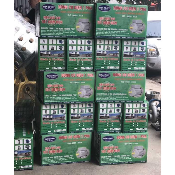 Moto Điện, Động Cơ Điện KPT 1.5Kw 220V 2900 Vòng/Phút Tua Nhanh Chính Hãng