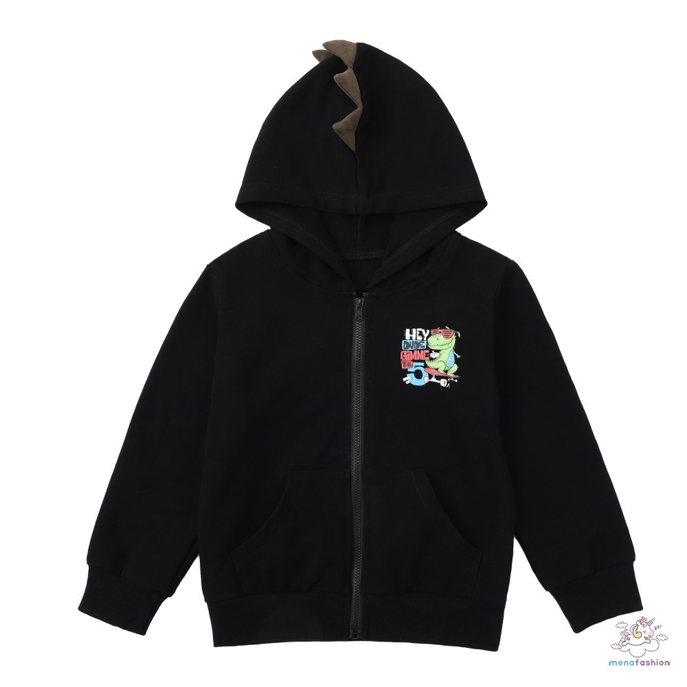 Bộ Trang Phục Thể Thao 3 Món Áo Thun In Hình Khủng Long Phối Quần Dài Thời Trang Cho