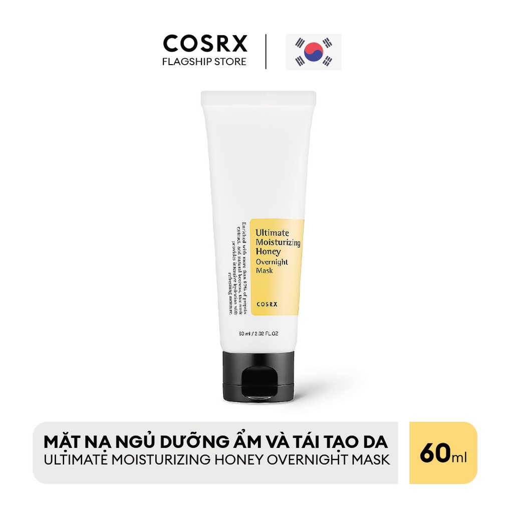 Mặt Nạ Ngủ Keo Ong Dưỡng Ẩm Và Tái Tạo Da COSRX Ultimate Moisturizing Honey Overnight Mask 60ml HSD [25/06/2023]
