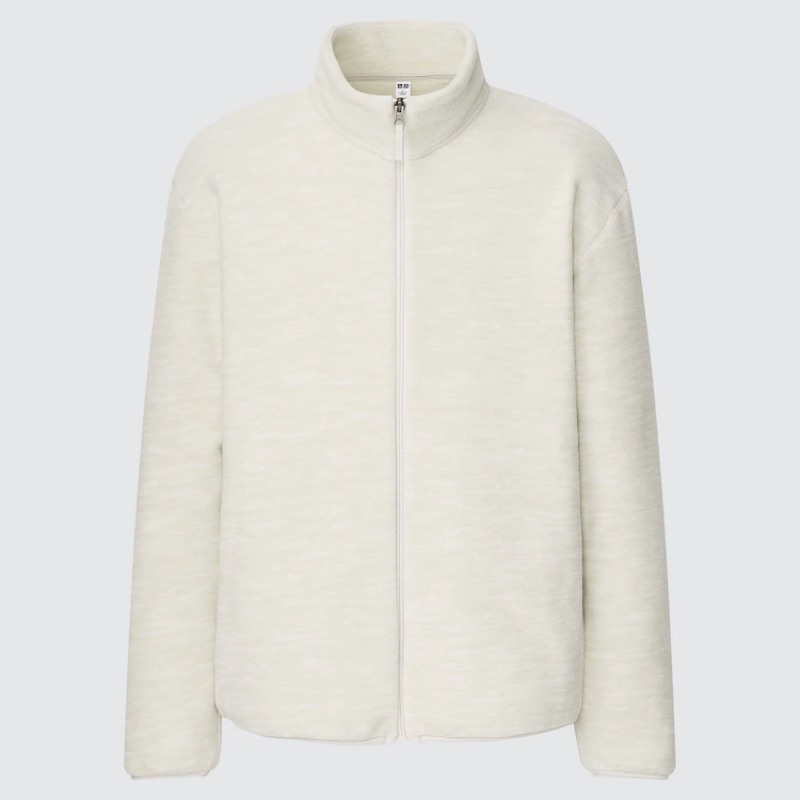 Áo khoác Nỉ zip lông cừu dài tay Uniqlo của Nam