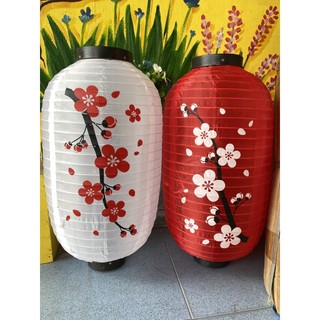 Lồng Đèn Nhật Bản In Hoa Đào