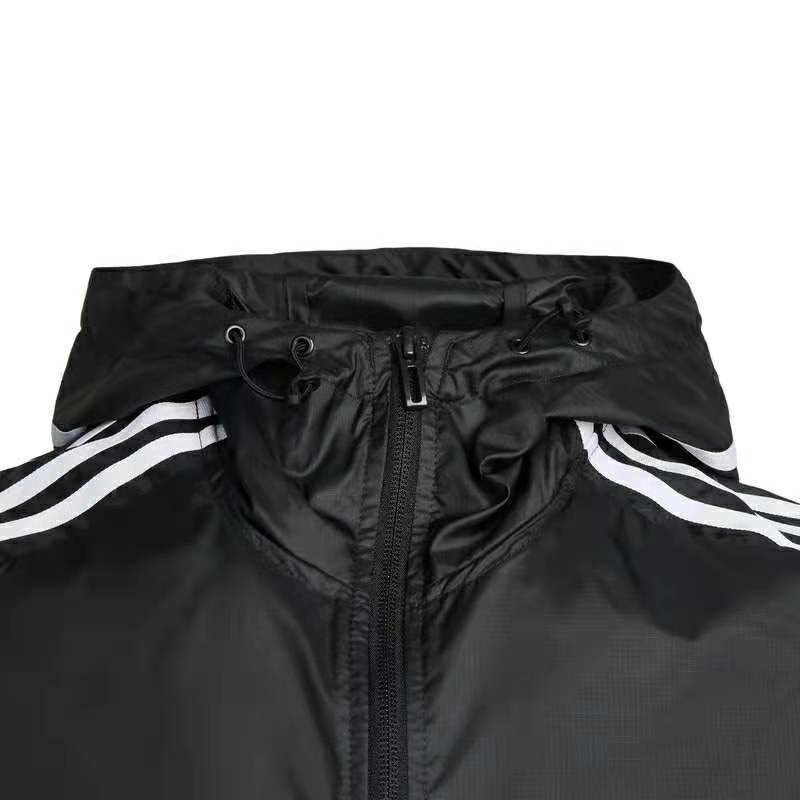 Áo Khoác Hoodie Adidas 100% Chính Hãng Kẻ Sọc Khô Nhanh Chống Nước Cho Nam Và Nữ