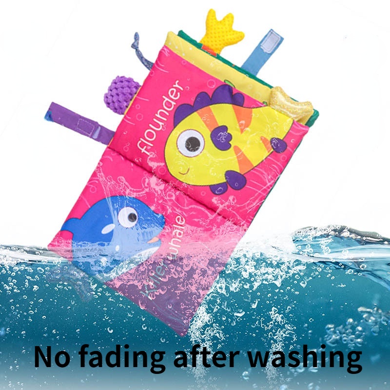 Sách Vải 3D Hình Động Vật Giáo Dục Sớm Cho Bé