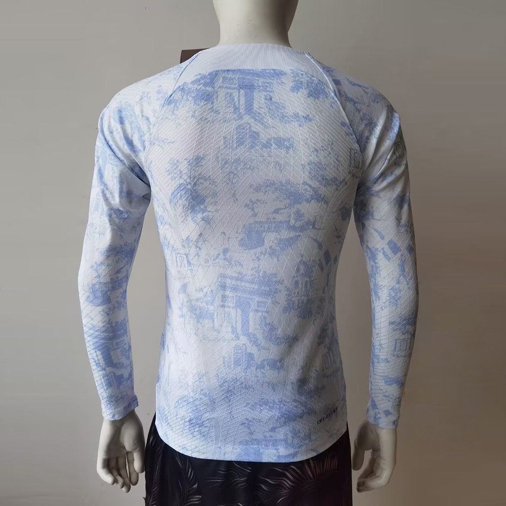 Áo Bóng Đá Dài Tay Đội Tuyển Pháp Size S-2XL 2022-23