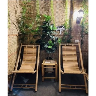 Ghế bãi biển,ghế decor ,ghế bố tre mặt ghế dạt tre nằm mát lưng