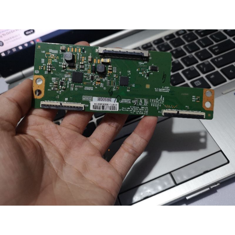 bo wifi + nút nguồn và bo màn hình tivi LG 49 inch