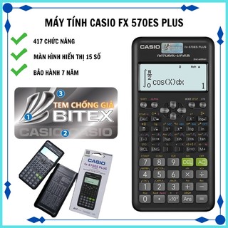 Máy tính casio fx 570es plus bảo hành 7 năm