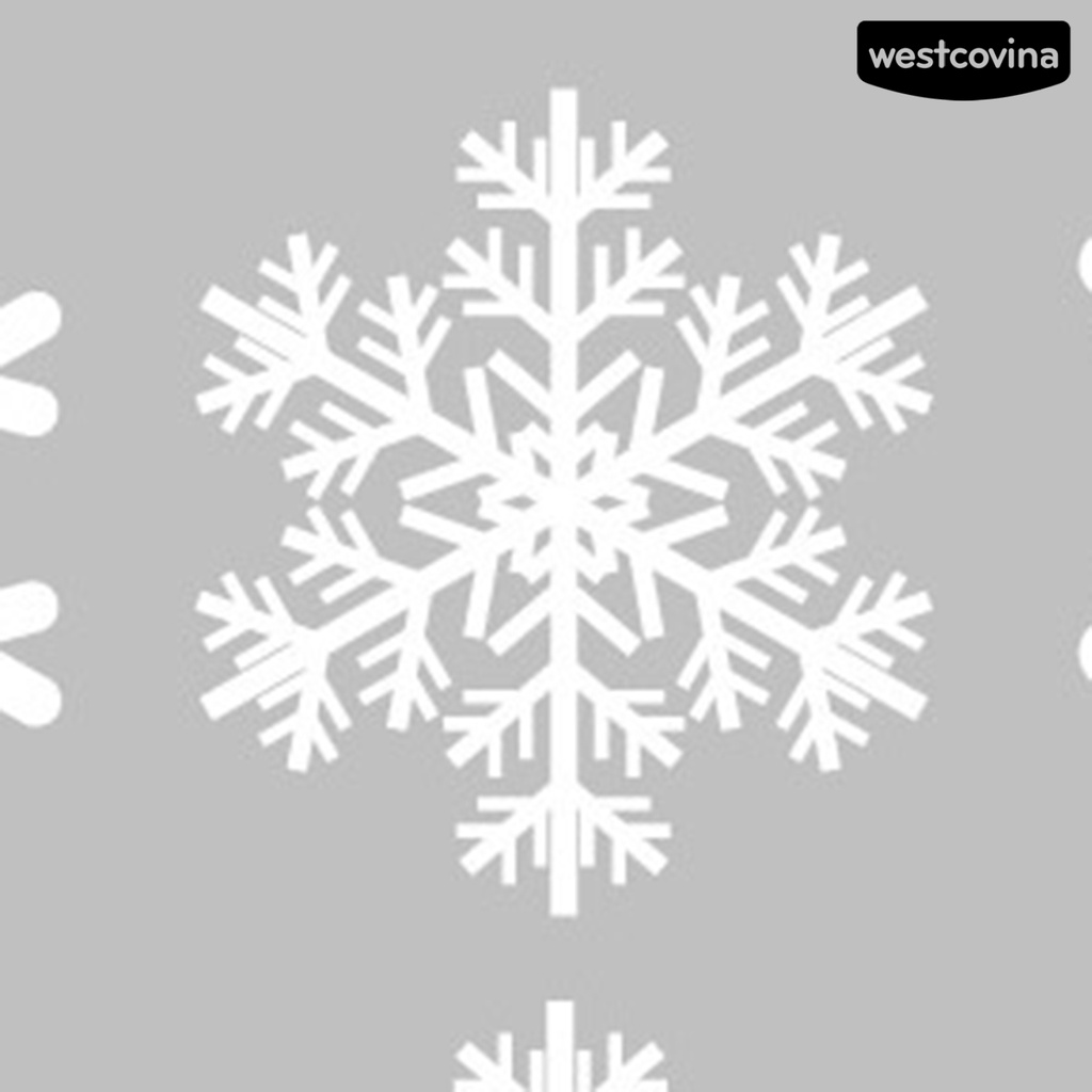 [Hot]☃Sticker Dán Tường PVC Họa Tiết 3D Hình Bông Tuyết Dùng Trang Trí Giáng Sinh