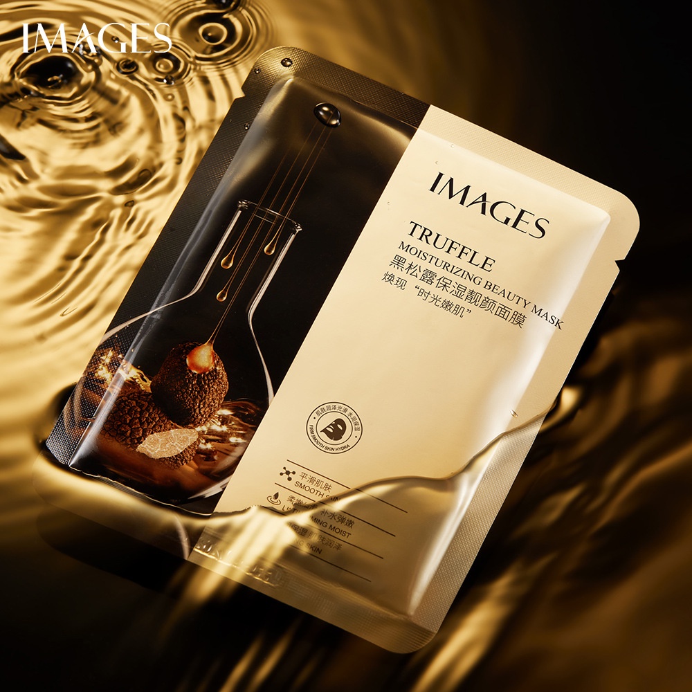 Mặt nạ giấy 2 lớp Images chiết xuất Nấm Truffle giúp căng bóng, hỗ trợ ngăn ngừa lão hóa da 25g
