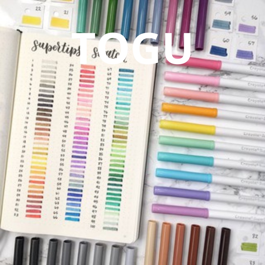 Bộ 20 màu bút Fiber Pen Pastel Thiên Long Colorkit bút trang trí sổ bullet journal viết tiêu đề calligraphy