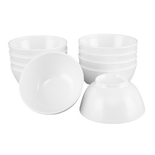 Chén Cơm Melamine Màu Trắng Trơn