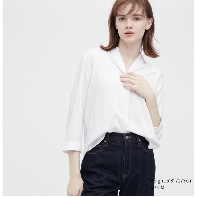 Thanh lý áo sơ mi Uniqlo Rayon size S