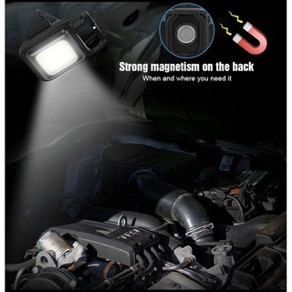 đèn móc khóa LED COB 800 đèn led 5in1