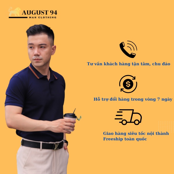 Áo Thun Nam POLO trơn Vải Cá Sấu Cotton Bo cổ dệt Viền chấm bi Cực Sang Trọng (be, trắng, xanh đen, đen)