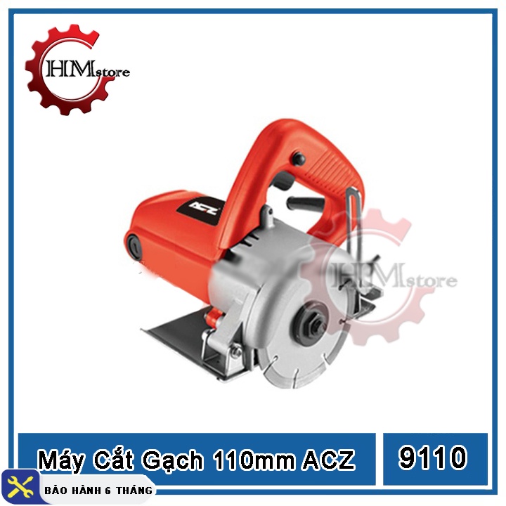 Máy cắt gạch cầm tay ACZ 9110, công suất 1250w, lưỡi 110mm - Máy cắt gạch men, máy cắt gỗ mini, máy 