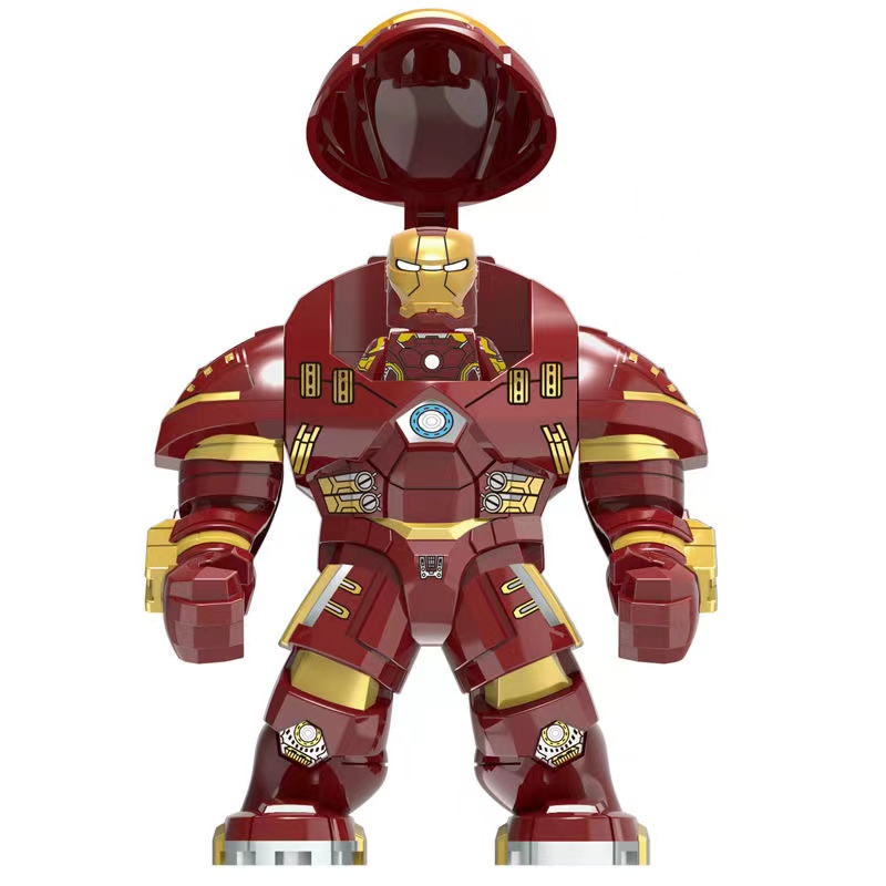 Marvel legoes người sắt ironman Hulkbuster đồ chơi siêu anh hùng
