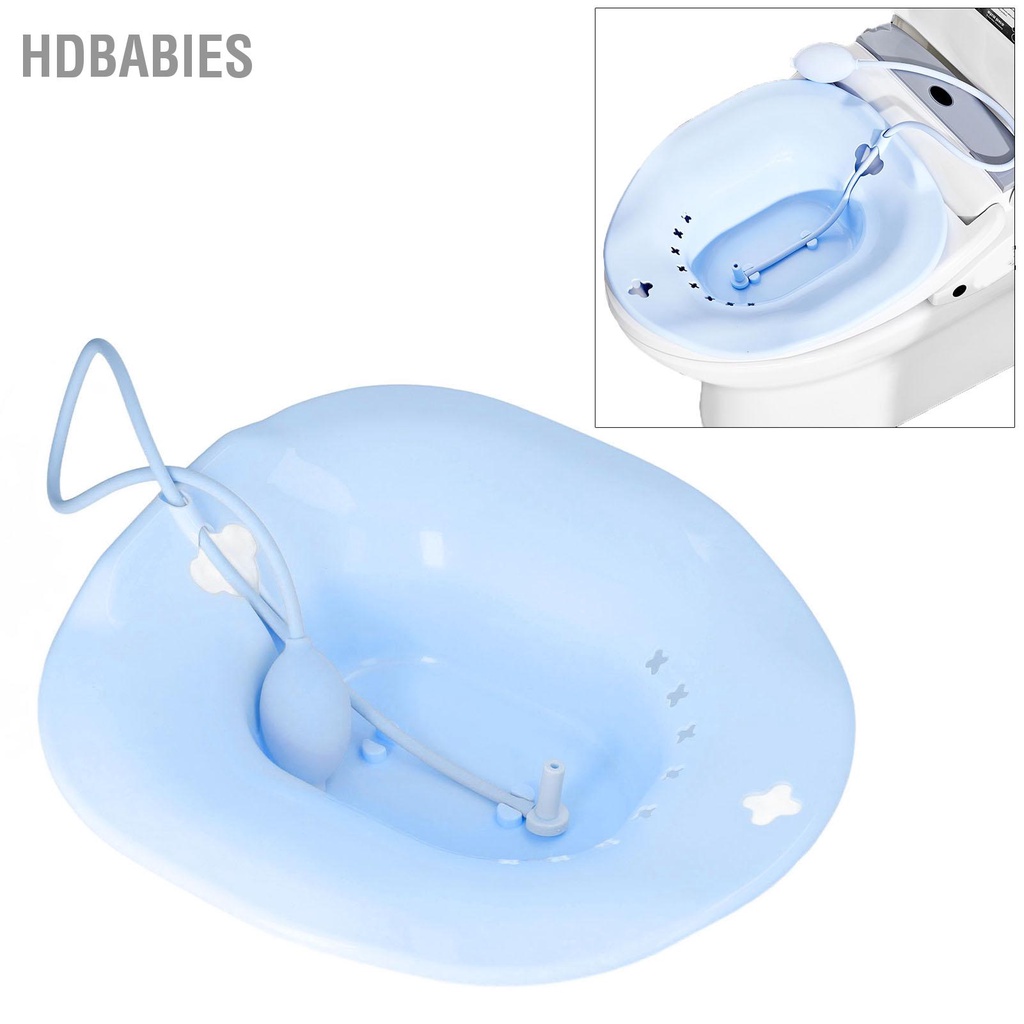 HDbabies Sitz Bath Universal Squat Ghế ngồi trong nhà vệ sinh miễn phí có vòi xả để chăm sóc sau Bệnh trĩ