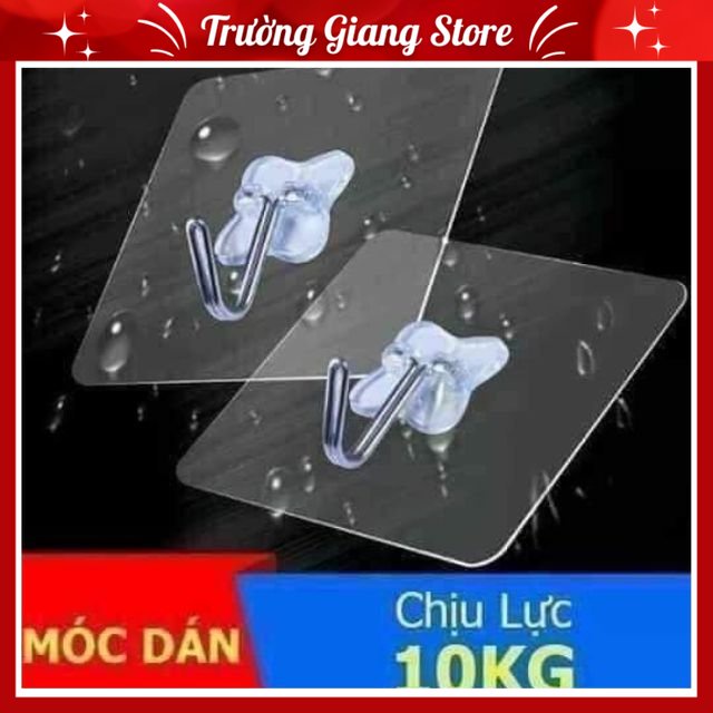 Móc Dính Tường Trong Suốt Siêu Dính, Siêu Chắc (Combo 10 Chiếc)
