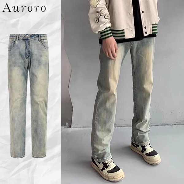 quần jean nam ống suông thời trang quần jean nam cao cấp from rộng unisex quần jean nam co giãn retro quần nam hàn quốc