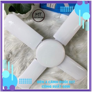 Bóng đèn led 60w hình cánh quạt 4 cánh siêu sáng