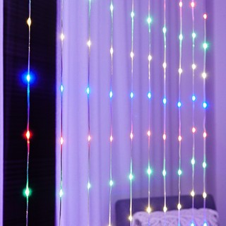 Dây đèn led kiểu dáng thác nước trang trí noel, lễ tết đẹp mắt
