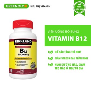 Kirkland viên uống bổ sung vitamin b12 5000 mcg 300 viên