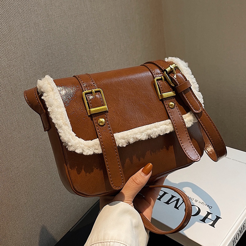 Ielgy Túi Đeo Chéo Phong Cách retro Cao Cấp Dành Cho Nữ