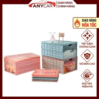 Thùng đựng quần áo gấp gọn, thùng đựng đồ đa năng có thể tháo rời nhựa PP nguyên sinh