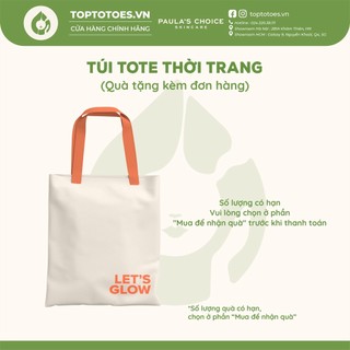 Túi Tote thời trang & Bông tẩy trang Paula’s Choice