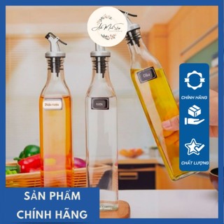 Bình đựng dầu ăn Anh Mart , lọ ,chai rót dấm nước mắm xì dầu tương mật ong thủy tinh 500ml dành cho nhà bếp